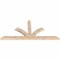 Ekena Millwork Richland Smooth Timber Gable Bracket, Douglas Fir, 96"W x 44"H x 3 1/2"D x 5 1/2"F, 11/12 Pitch GBW096X44X0406RIC00SDF - alternate 5